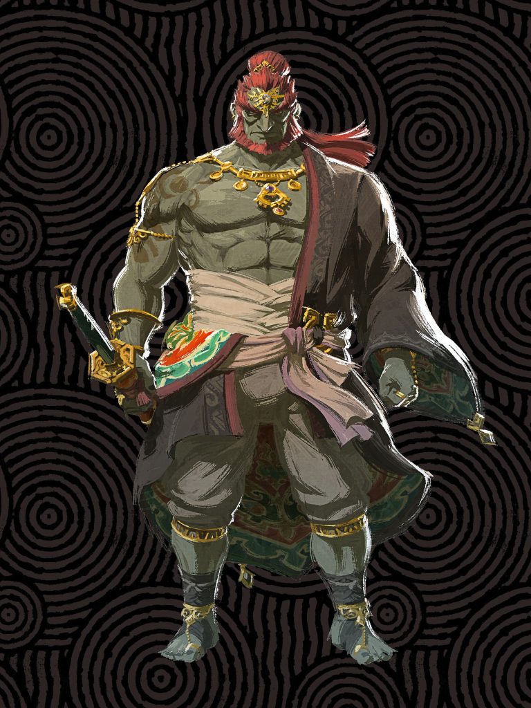 arte oficial de ganondorf - gris