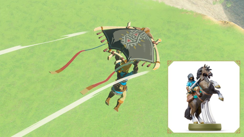 paravela amiibo link jinete botw